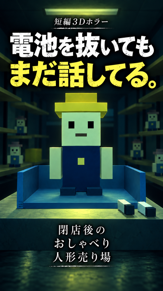 閉店後のおしゃべり人形売り場の紹介画像